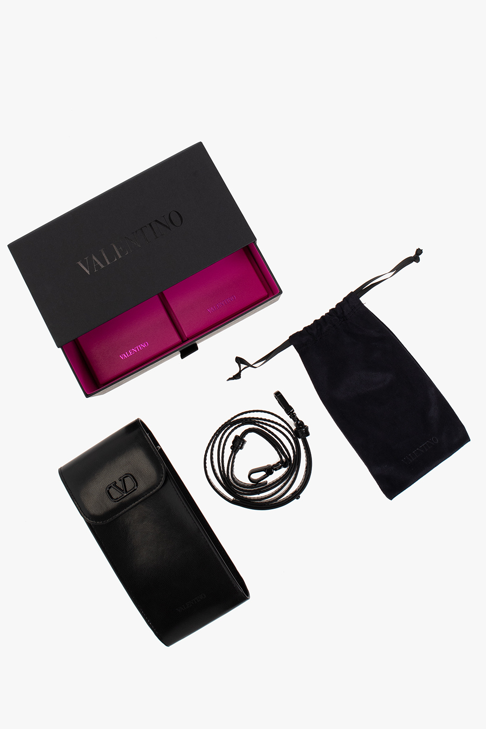 Black Embossed sunglasses Valentino Eyewear - Vitkac Canada